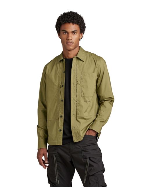 G-Star RAW Green Workwear Regular Hemd for men