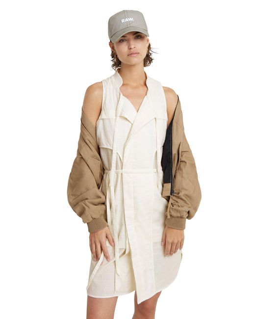 Canotta Corta Wmn Abito Casual di G-Star RAW in Natural