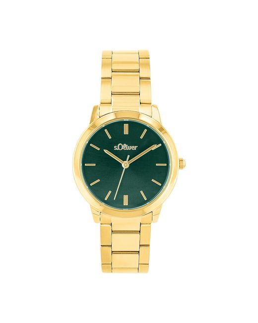 S.oliver Metallic Uhr Armbanduhr Edelstahl 2038379