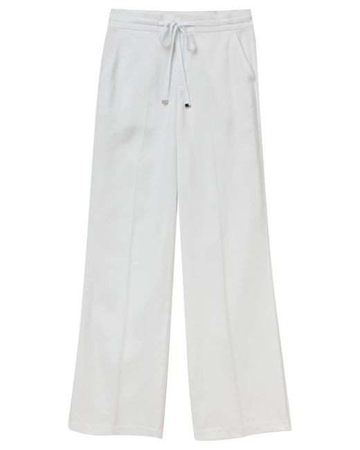 Benetton White Trousers 4t91df02s Pants