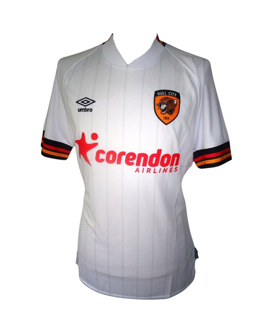 Umbro Gray Hull City Fc S Away Football Shirt Jersey 2022-2023 Medium White for men