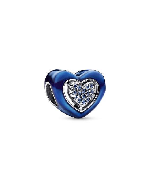 Charm 792750C01 corazón giratorio azul PANDORA en coloris Bleu | Lyst