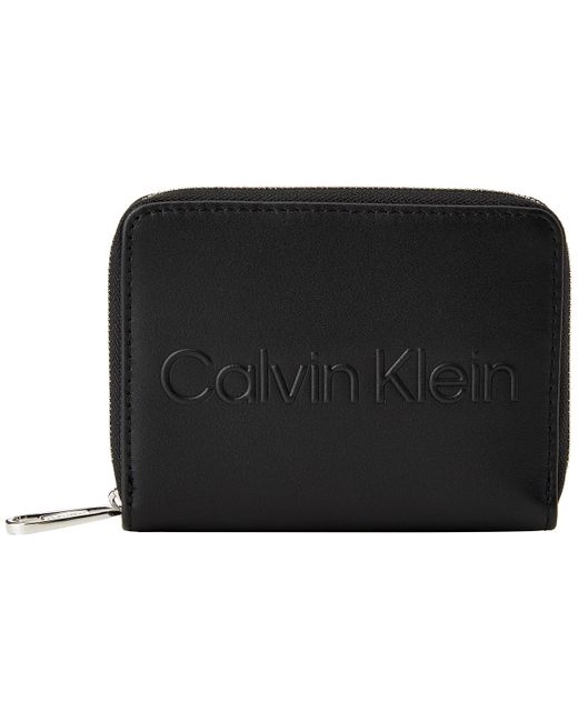 Calvin Klein Black Set Za 4cc W/coin Wallets for men