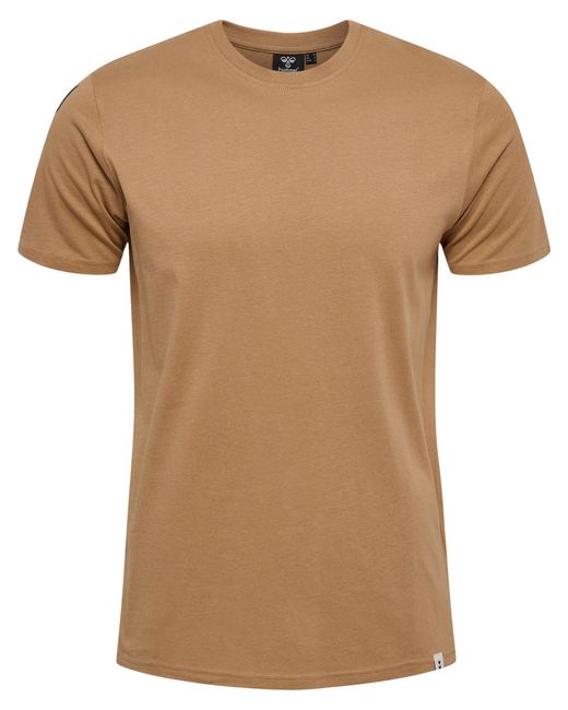 Hummel Natural Hmllegacy Chevron T-Shirt Erwachsene Athleisure