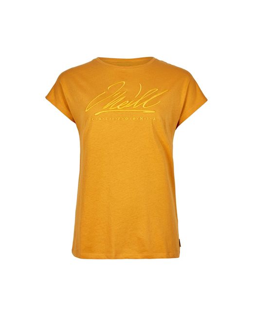 O'neill Sportswear Orange Signature T-shirt