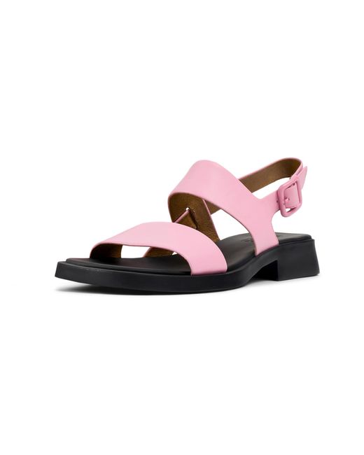 Camper Pink Fashion 2-strap Sandal