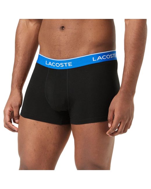 Lot De 3 Boxers Coton Stretch Noir Lacoste pour homme en coloris Black