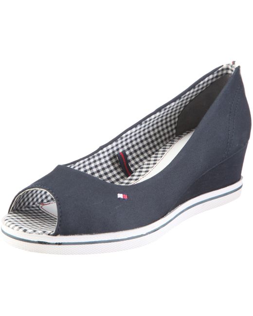 Tommy Hilfiger Vicky 3 A Fw8sa01770 Pumps in het Blue