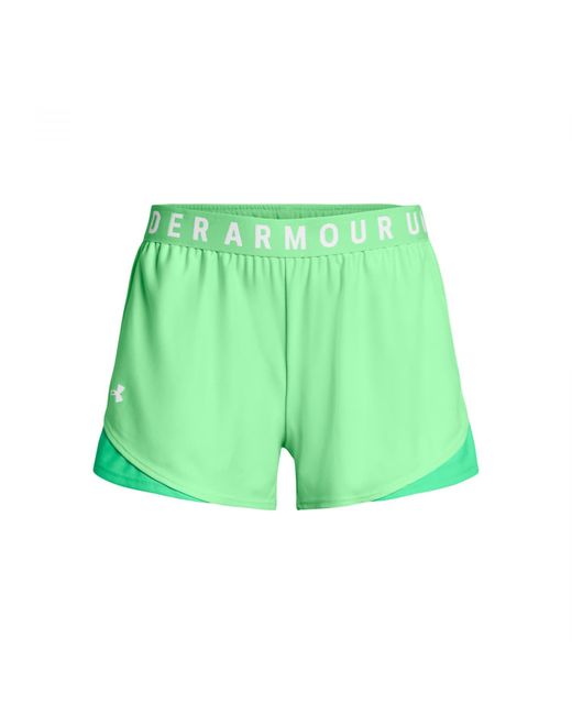 Under Armour Green Play Up 3.0 Shorts Für Damen Matrix / Vapor / Weiß