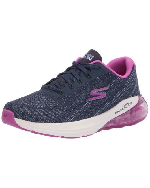 Skechers Go Run Air Silver Sparkle Sneaker in Navy/Pink (Blue) - Save 45% |  Lyst