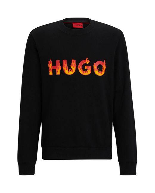 HUGO Sweatshirt DITMO Regular Fit in Black für Herren