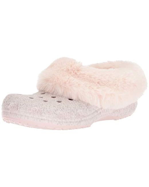 Crocs™ Classic Mammoth Luxe Radiant Clogs in Pink | Lyst