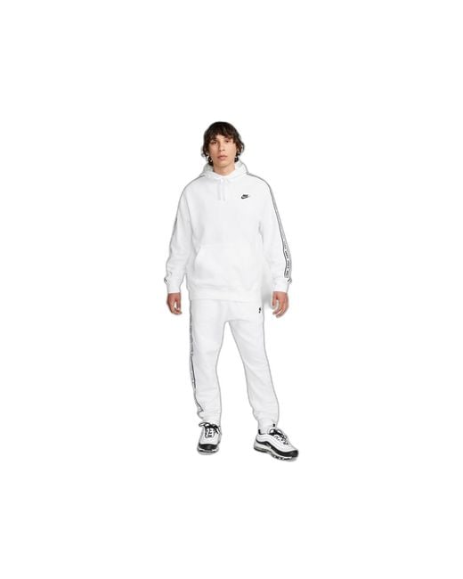 FB7296-100 M NK Club FLC GX HD TRK Suit Tuta da Ginnastica Uomo White/Black Taglia S di Nike in Gray da Uomo
