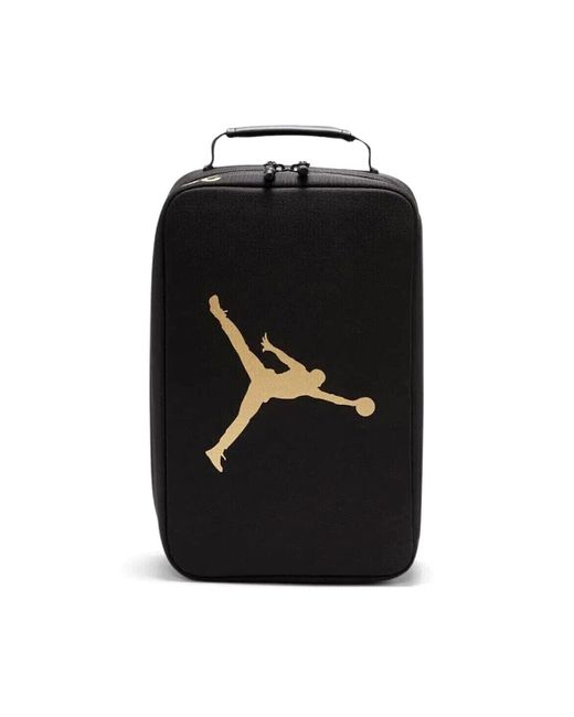 Nike Jordan Shoe Box Bag Sports Travel Gym Black/gold
