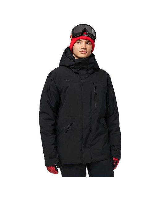 Oakley Black Sub Temp Recycled Gore-tex Jacket for men