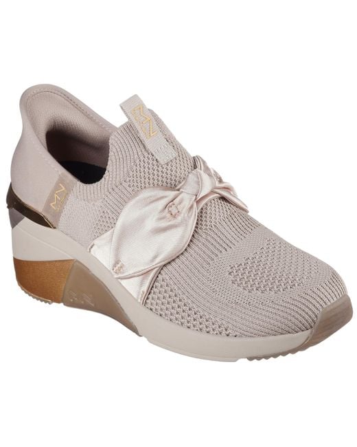 Skechers Gray A Wedge-enzie Hands Free Slip-ins Sneaker