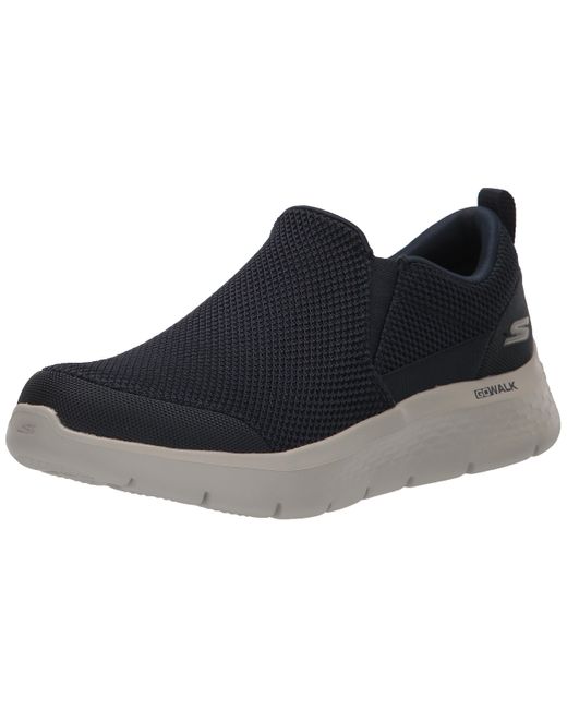 Skechers Black Gowalk Flex-athletic Slip-on Casual Loafer Walking Shoes With Air Cooled Foam Sneaker for men