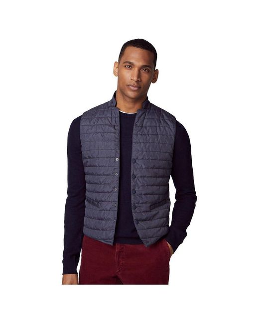 Hackett Blue Sartorial Gilet for men