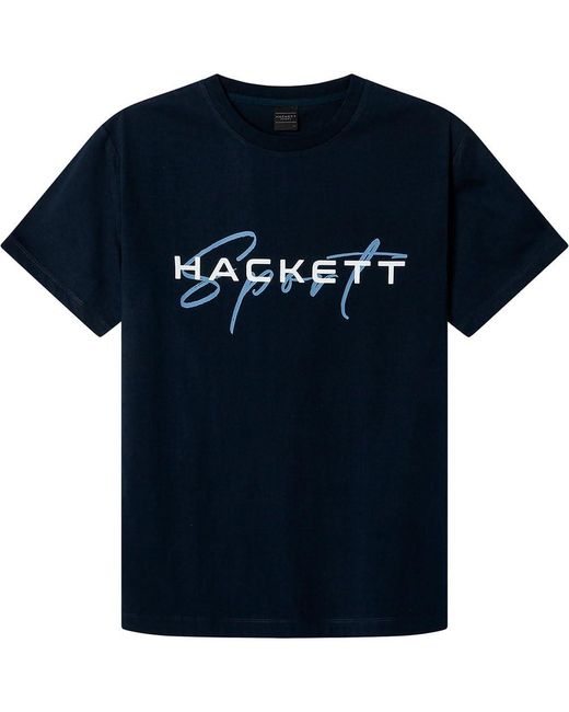 Hackett Blue Hs Resort Tee T-shirt for men