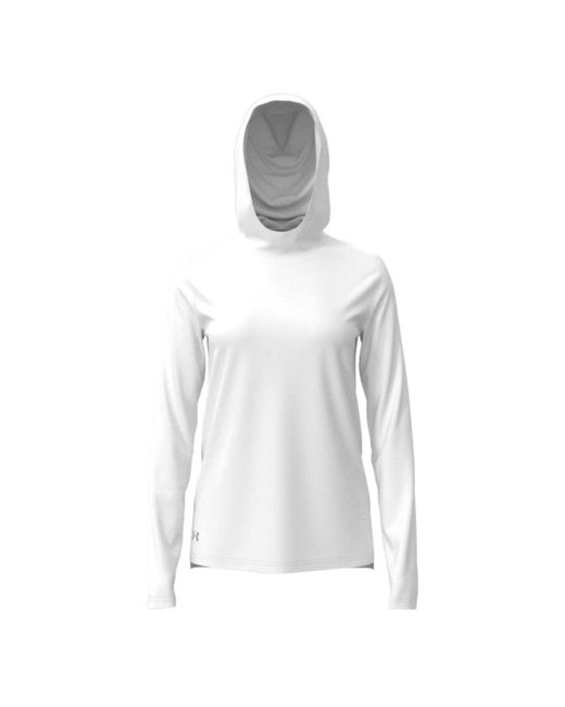 Under Armour S Performance Long Sleeve Hoody White Md