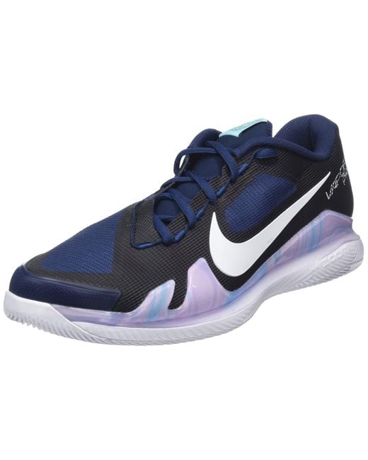 Nike Blue Court Air Zoom Vapor Pro Sneaker for men