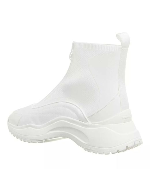 Michael Kors White Dara Zip Bootie Ankle Boots