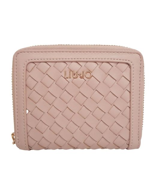 Portafoglio Medio c/Intreccio hattan Liu Jo 41506 MEG ROSE di Liu Jo in Pink da Uomo