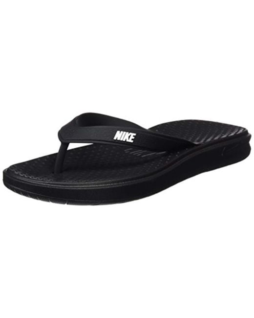 Nike Black Solay Thong Sandal for men