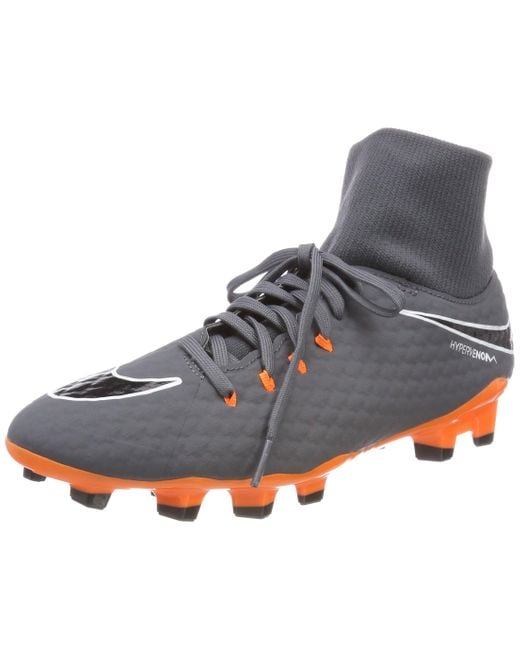 nike mercurial grijs oranje