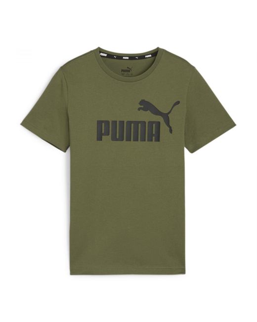 ESS Logo tee B Camiseta PUMA de hombre de color Green