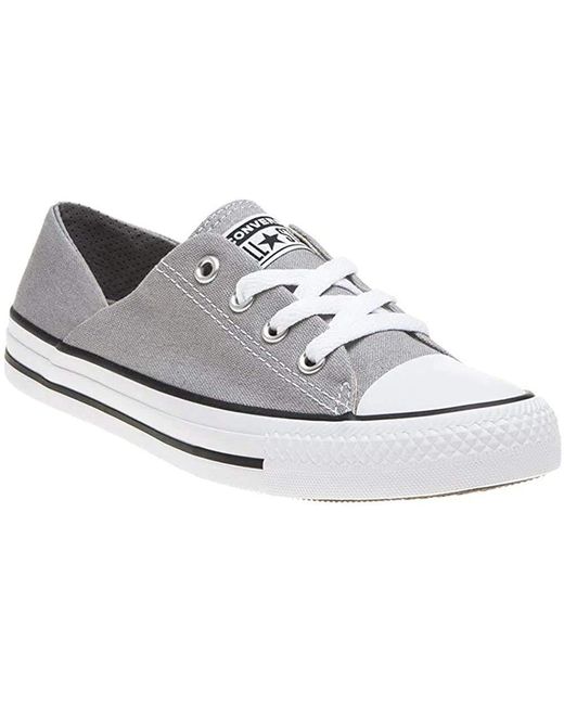 converse all star ox trainers grey