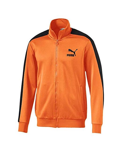 PUMA Cotton Archive T7 Track Jacket in Orange for Men - Save 46% - Lyst