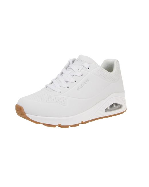 Skechers White Uno Stand On Air Sneaker