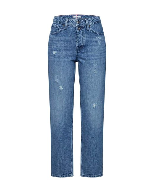 Tommy Hilfiger Classic Straight Hw C Milo Jeans in het Blue