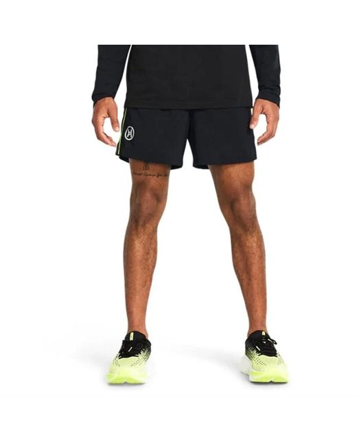 Under Armour S Run Anywhere 5 Shorts Black/reflect L for men