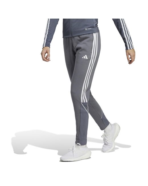 Adidas Gray Big Tall Tiro 23 League Sweatpants for men
