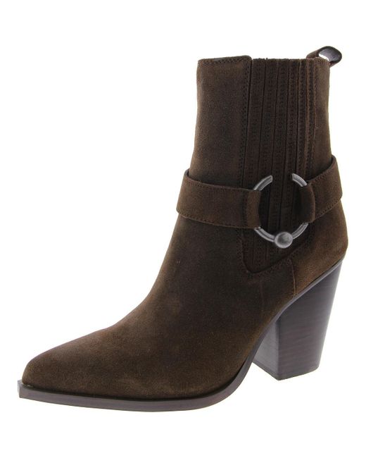 Stivali da donna Lakelynn con fibbia a metà polpaccio di Steve Madden in Brown