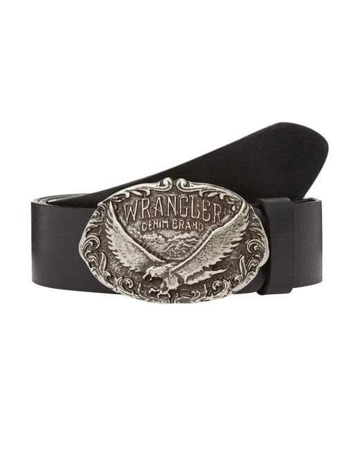 Wrangler Brown Eagle Buckle Belt for men
