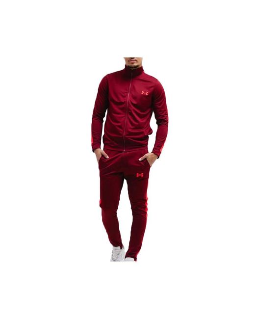 Under Armour Knit Tracksuit S Red for men