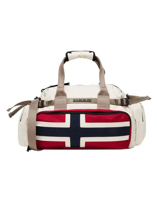 Nadir Duffel L - NP0A88VC N1J1 Beige Napapijri en coloris Red
