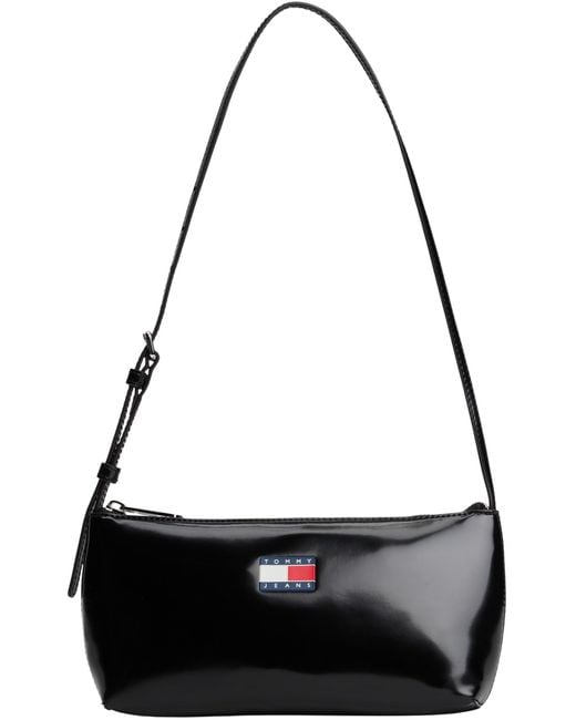 Tommy Hilfiger Black Tjw Must Shoulder Bag Aw0aw17866 Umhängetasche