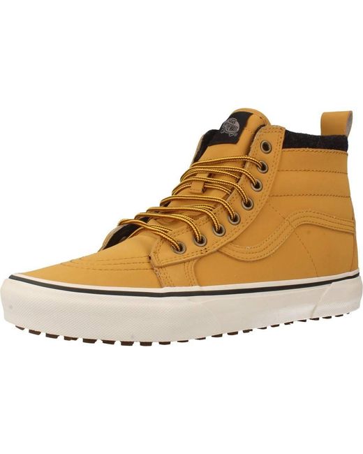 Vans Yellow Doheny Decon Suede Sneaker for men
