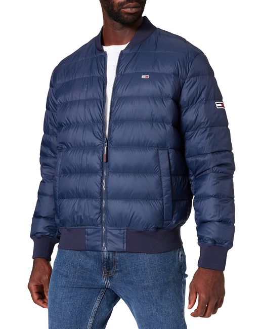 TJM Light Down Bomber JacketTommy Hilfiger in Denim da Uomo colore Blu -  39% di sconto | Lyst