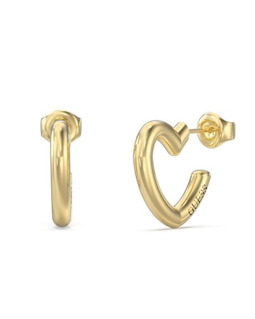 Boucles d'Oreilles pour Acier Inoxydable JUBE05535JWYGT/U Guess en coloris Metallic