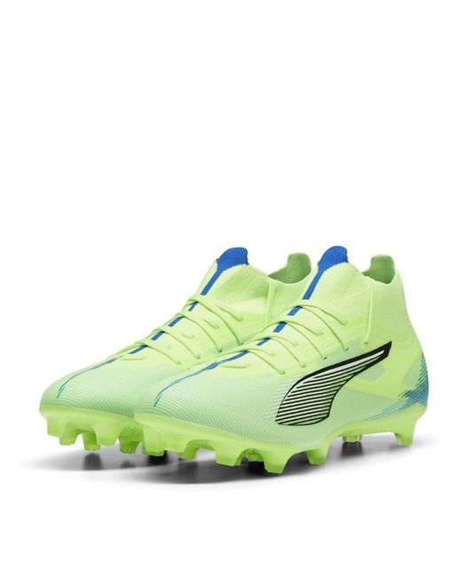 PUMA Green Ultra 5 Match+ Fg/ag Soccer Shoe