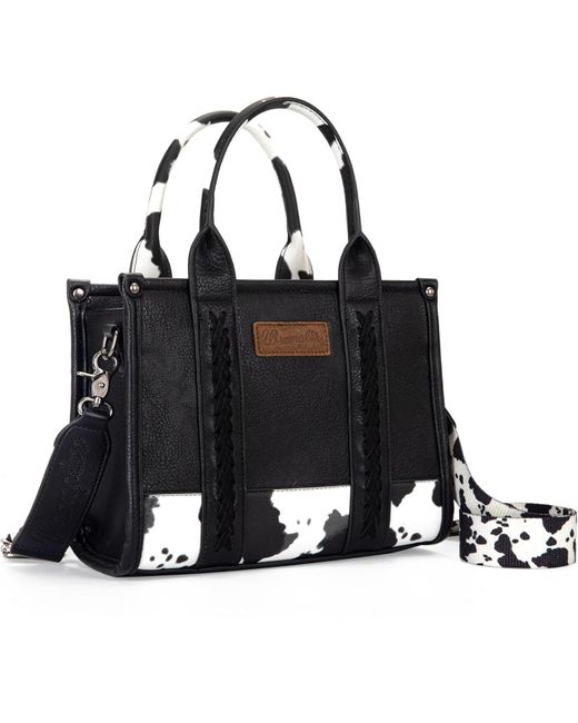 Wrangler Black Top-handle Handbags For Tote Bag For Work Crossbody Purses