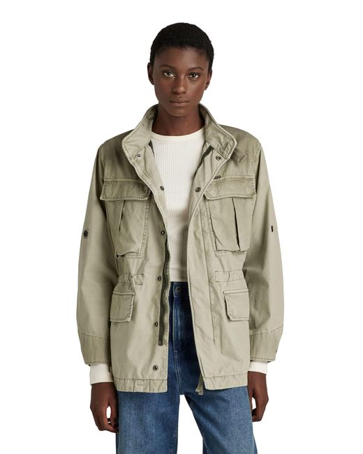 G-Star Field Overshirt Jas in het Natural