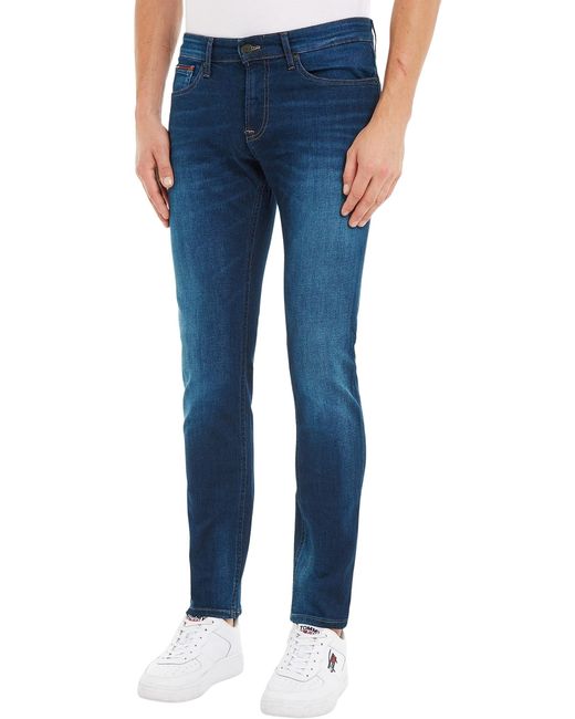 Tommy Hilfiger Blue Scanton Slim Asdbs Denim Pants for men