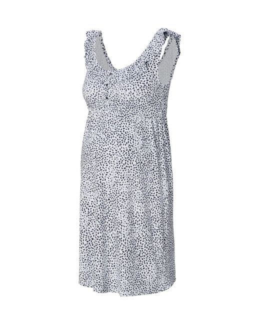 Esprit Gray Dress Nursing Sleeveless Allover Print Kleid