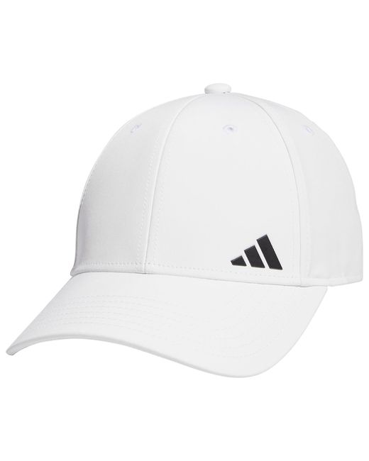 Adidas White Backless Ponytail Hat Adjustable Fit Baseball Cap